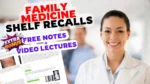 Family medicine nbme shelf exam recalls