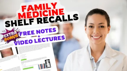 Family medicine nbme shelf exam recalls
