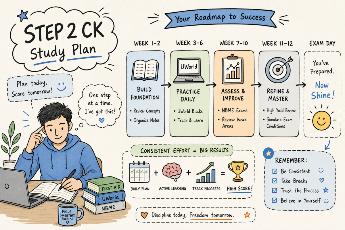 Step 2 Study Types The Ultimate USMLE Step 2 CK Study Schedule - Recall Mastery
